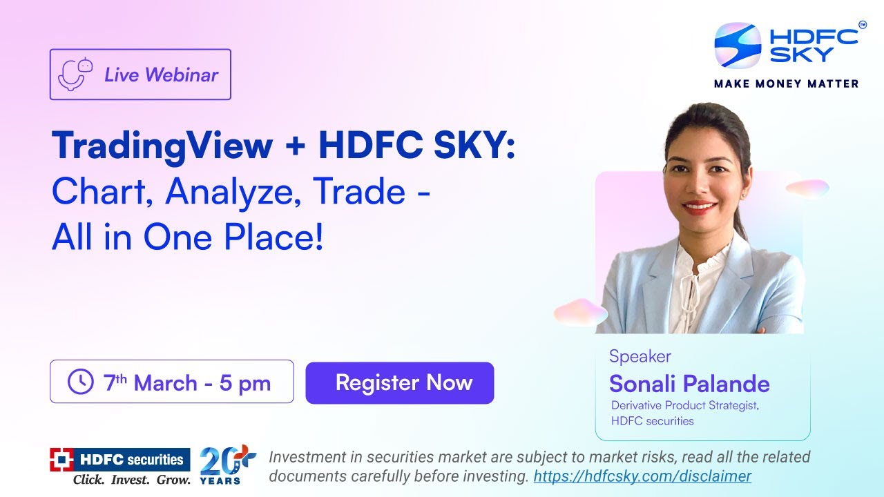 Getting Started with TradingView Charts on HDFC Sky?